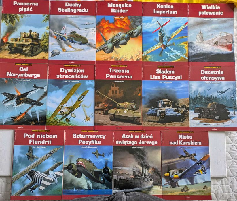KOMPLET 14 tomów Kroniki Wojenne KAGERO | Stan IDEALNY | Okazja!