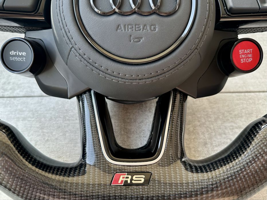 Руль карбон лепестки AUDI a3 a4 a5 s3 s4 s5 b9 карбоновый руль АУДИ