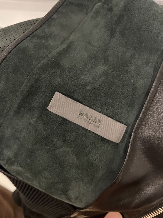 Куртка кожаная мужская Bally. Оригинал!