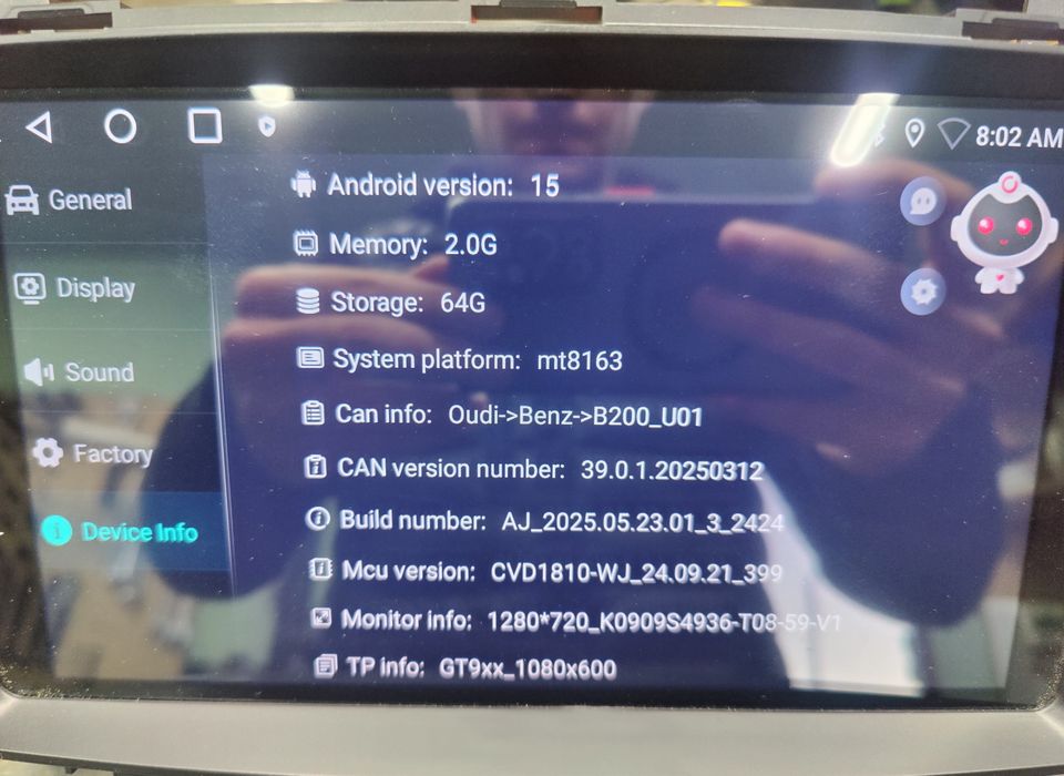 Магнітола Android Mercedes Sprinter B200