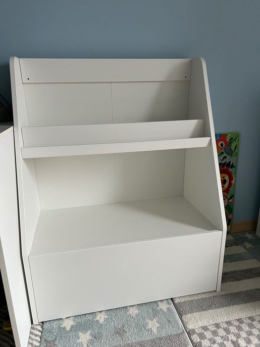 BERGIG
Regał na książki z szufladą, biały