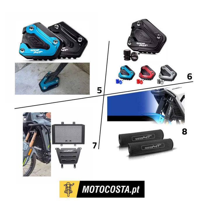 Acessórios CFMOTO - Protetores, Películas, Tampas - MOTOCOSTA