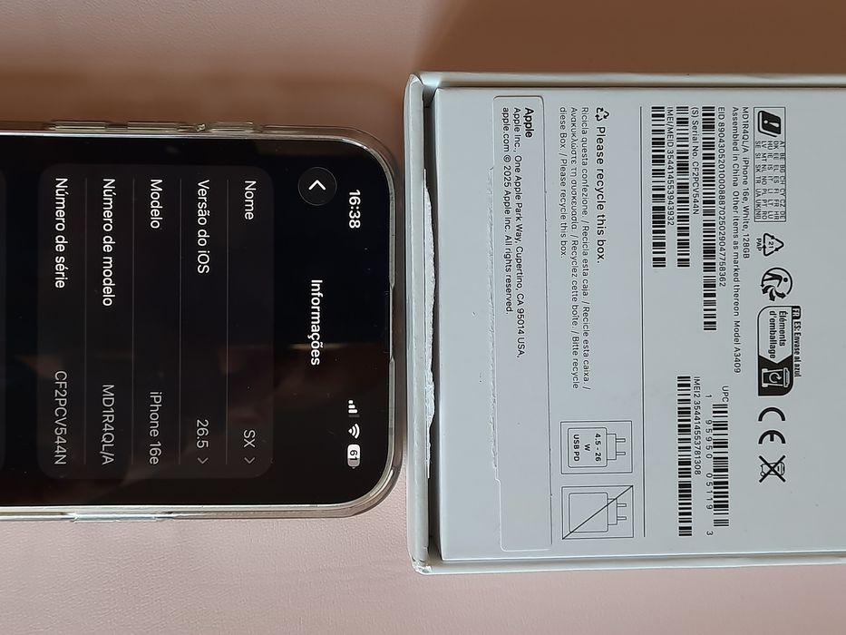 Iphone 16e (Garantia e Novo)