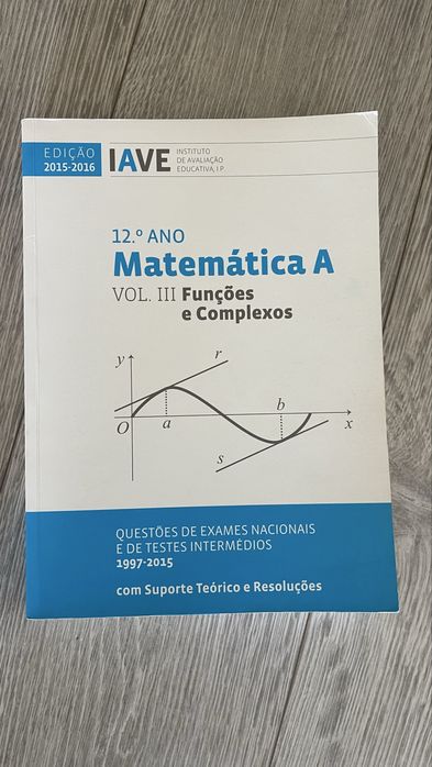 Livros preparação exame nacional Matemática A (10º, 11º e 12º)