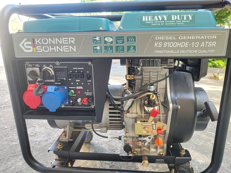 Konner&Sohnen KS 9100HDE-1/3 ATSR (EURO V)
Дизельний генератор Konner&