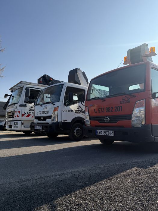 podnośnik koszowy do 30m zwyżka wynajem zwyżki Skoczów