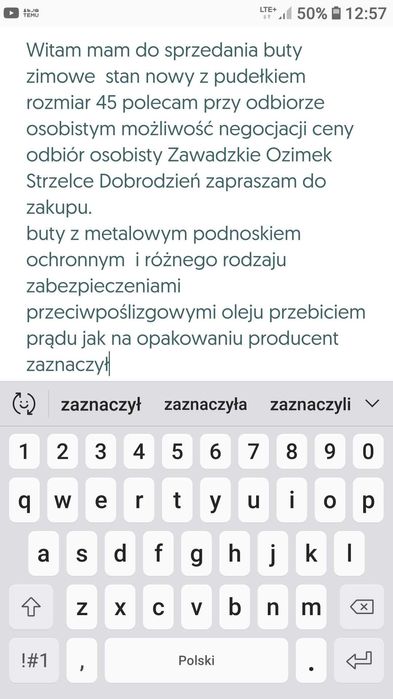 buty zimowe nowe 45 wysoka jakosc obówia . okazja