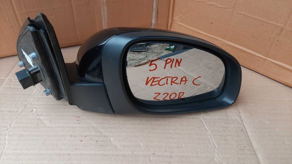 lusterko prawe zewnętrzne Opel Vectra C Signum 5 pin lak. Z20R