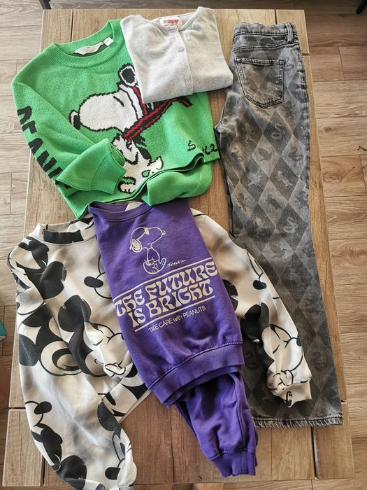 Paka zestaw ubrań dziewczynka 146