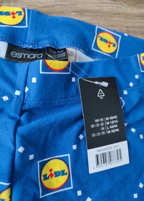 Getry krótkie kolarki leginsy elastyczne logo lidl