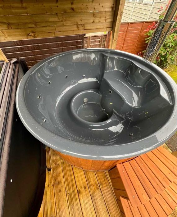 СПА-купіль на дровах. ЧАН з джакузі власного виготовлення.