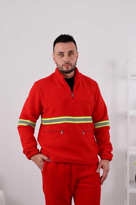 Флісова кофта ЕМД чоловіча| медична кофта утеплена ЕМД жіноча