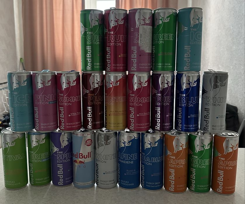 Банки Red Bull / Monster