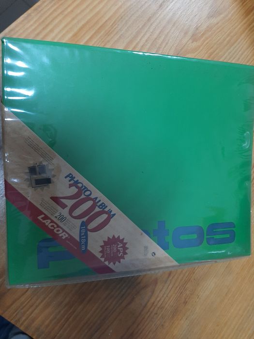 Álbuns de fotos com saco