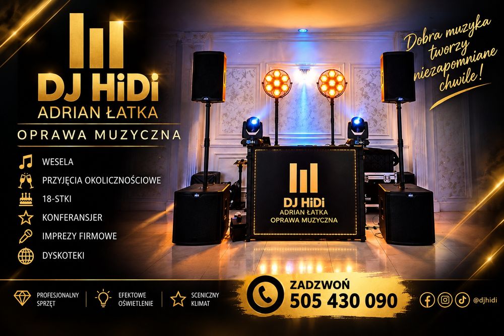 DJ na wesele, 18-stkę, urodziny – wodzirej i konferansjer