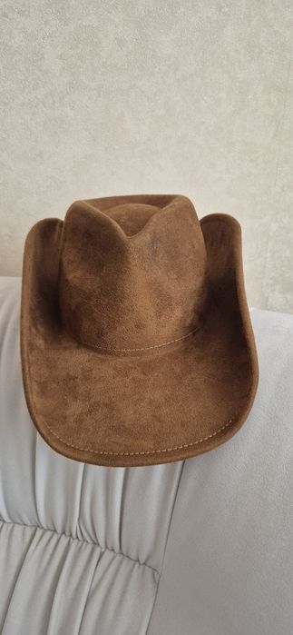 Продам ковбойський капелюх, замш коричневий
