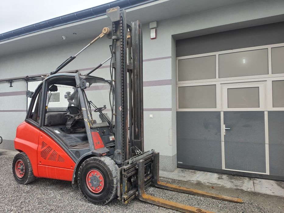 Wózek widłowy Linde H50T 5T Z Niemiec Pozycjoner Przeb 12900 mtg