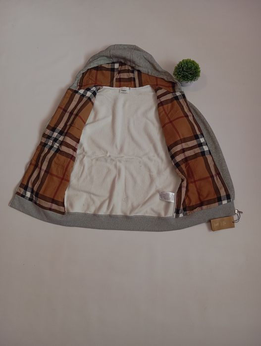 ЗНИЖКА Кофта зіп-худі Burberry Барбері  Сіра