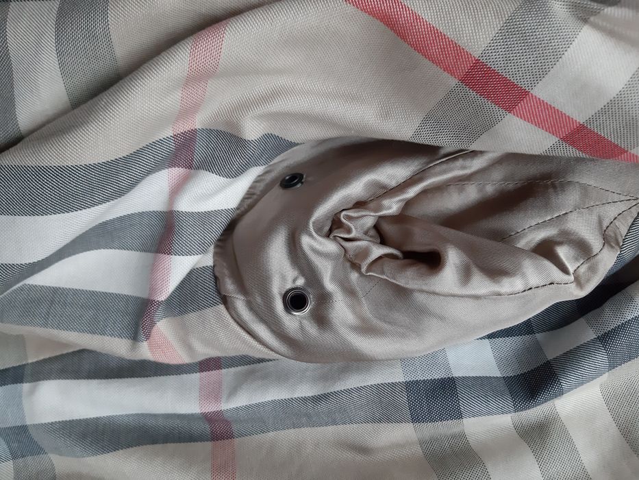 Burberry kurtka skórzana skóra L brąz 100%oryg nr seryjny piękna preze