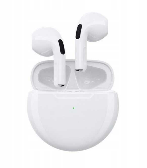Słuchawki Air Pro 6 TWS bezprzewodowe białe