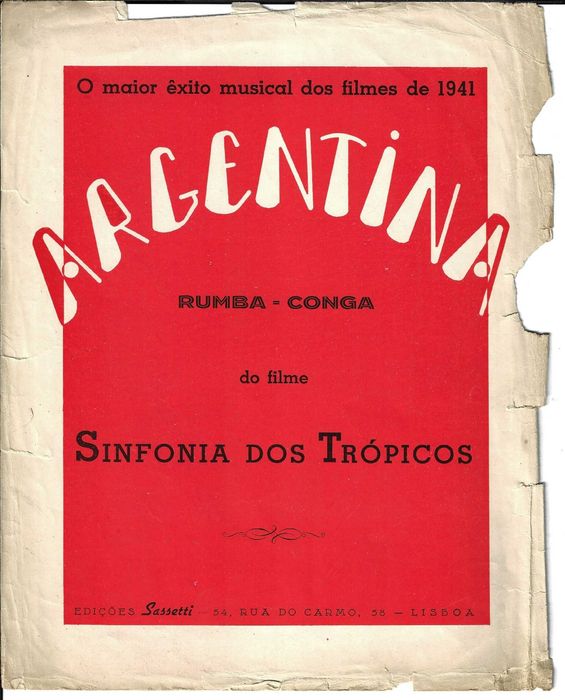 PIANO: Argentina - Partitura Ed. Sassetti