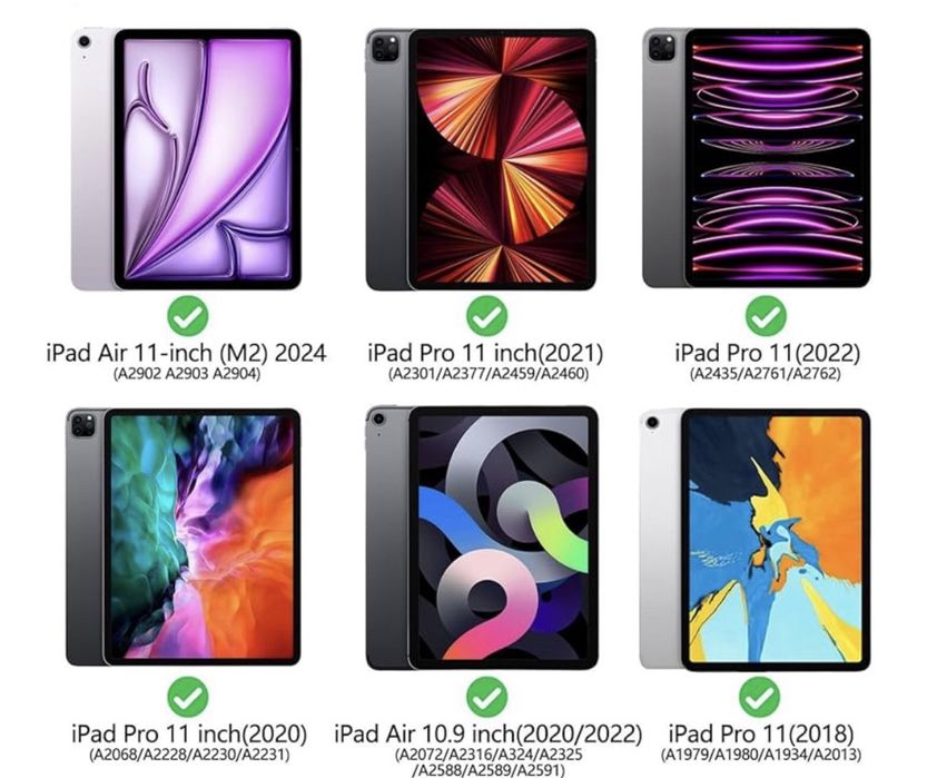Чохол-клавіатура для iPad Pro 11 (M1/M2) / Air 4 / Air 5 (UA/ENG) — Стан Новий