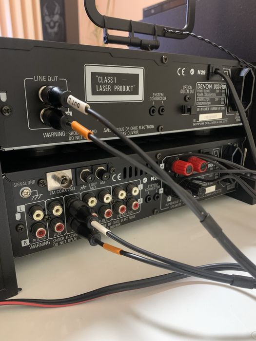 Музичний центр Denon F100 Новий / Рідкісний Gold-дизайн + Пульт
