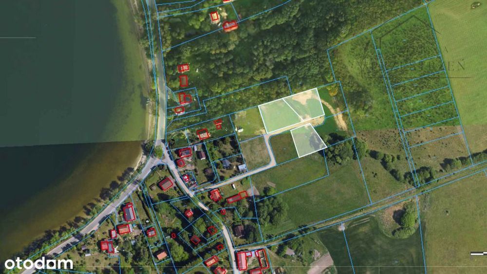 Działki budowlane z WZ 1017-1289m² Piaski k. Ełku