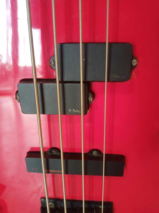 Fernandes PJ-50 1991r MIJ gitara basowa aktywna EMG skala 34"