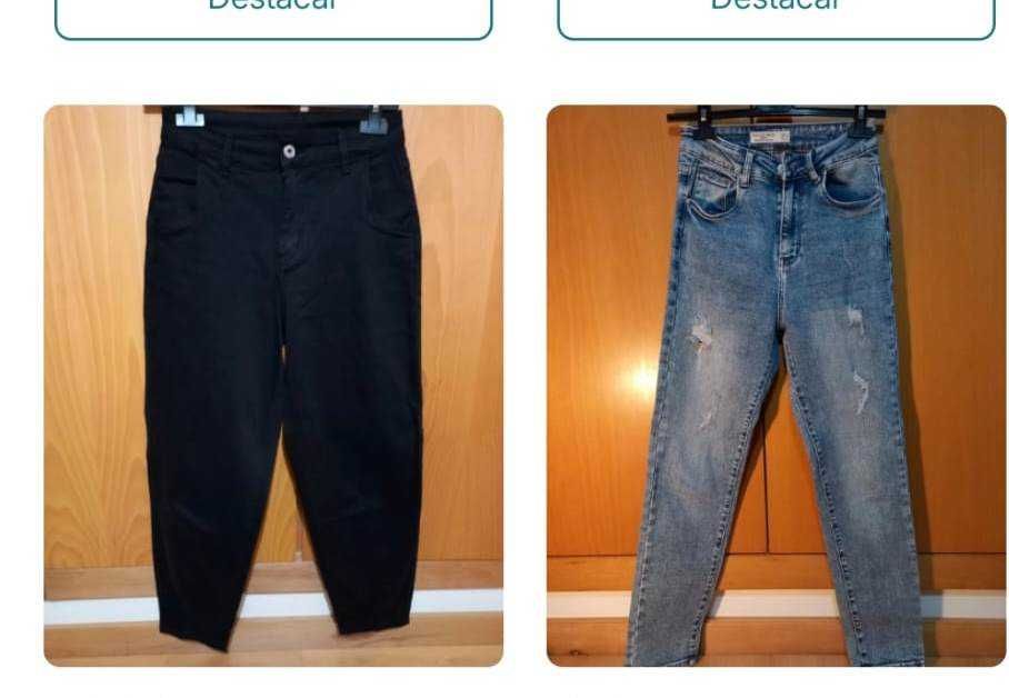 Calças de ganga mulher novas ou como novas - preço por peça