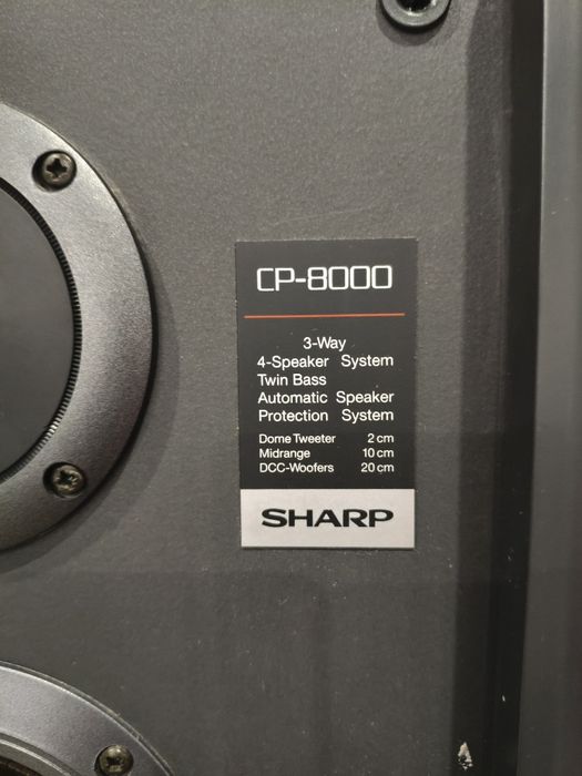 Zestaw nagłośnienia. Jvx ax1 i Sharp CP 8000
