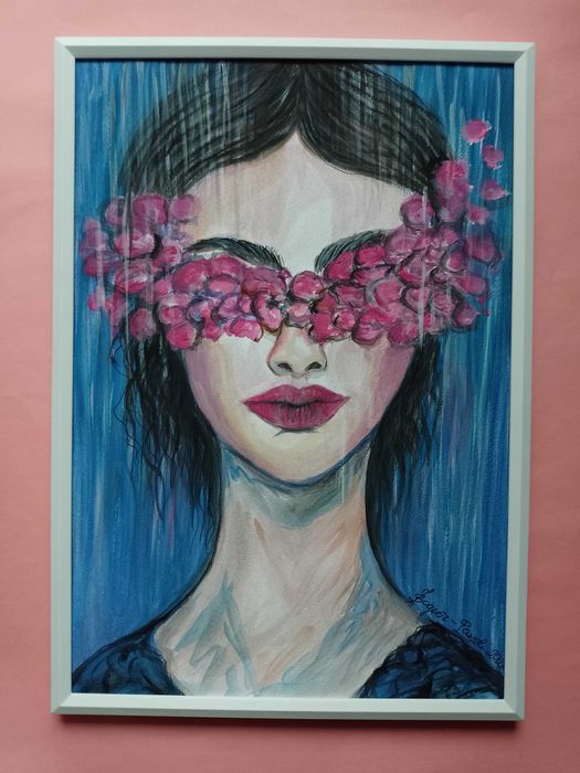 Obraz na płótnie - portret kobiety