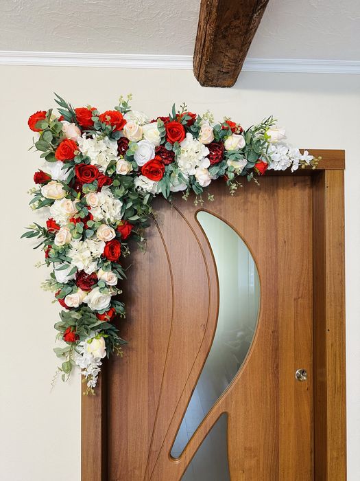 Квіти на весільну арку/екібана/Букет/цветы/свадебная арка/украшение