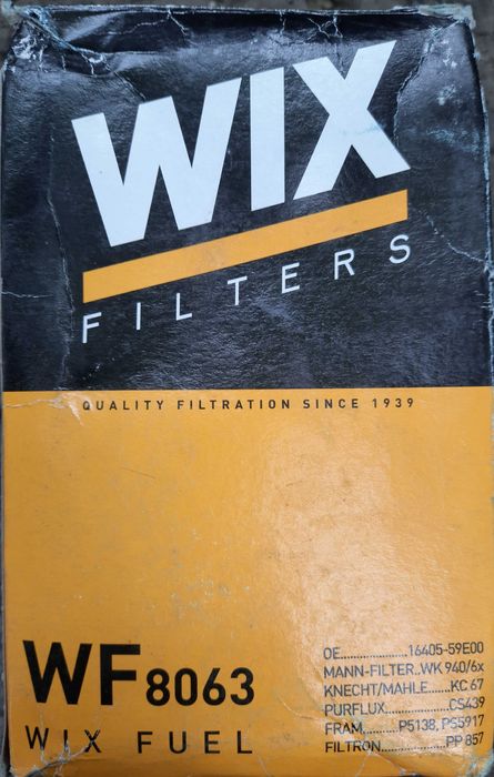 Топливный фильтр WF 8063 Паливний фільтр