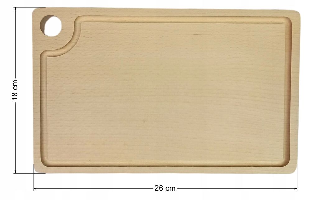 Zestaw 4 desek prostokątnych z rowkiem + drewniany stojak