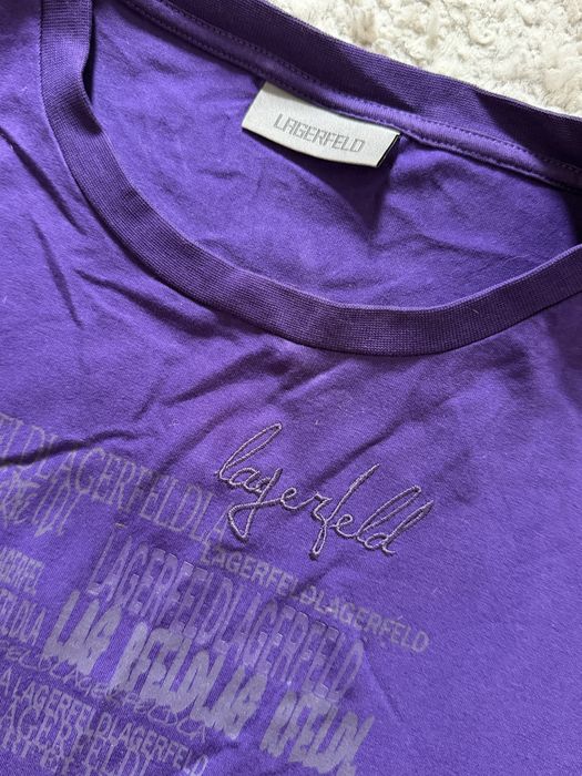 T-shirt fioletowy