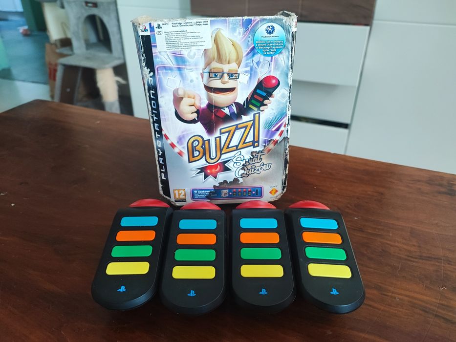 Piloty Buzz! Buzzery Świat Quizów +pudełko