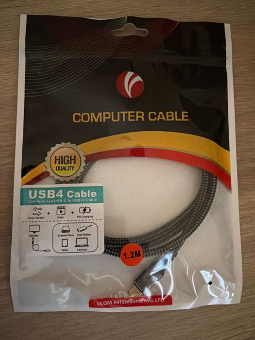 Cabo USB4 / USB-C 1.2m511541944014622720