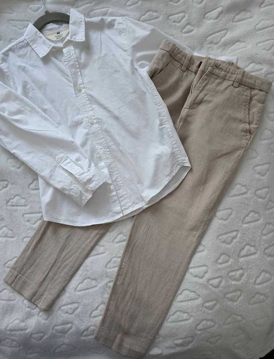 Elegancki zestaw h&m 122/128 chlopiec