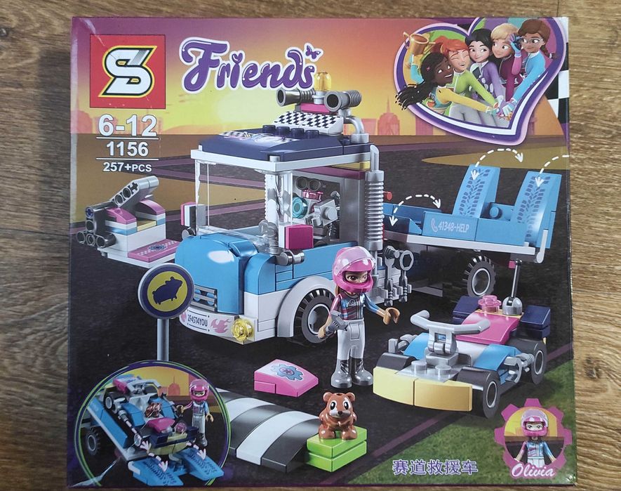 Конструктор Friends 1156 "Гонка: Вантажівка техобслуговування"