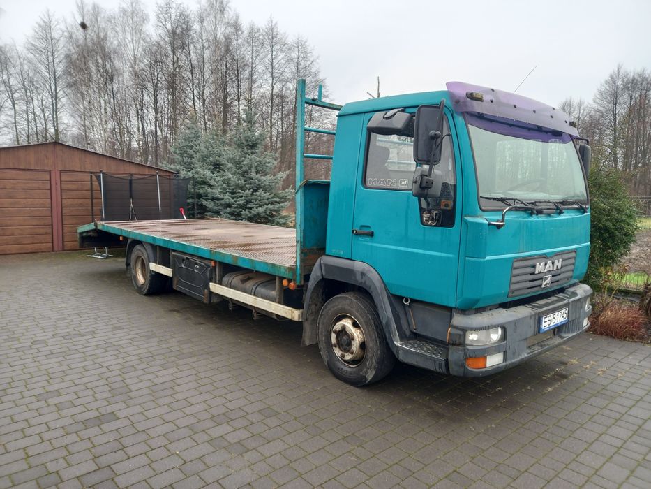 Man 12.180 autolaweta laweta pomoc drogowa 2002rok