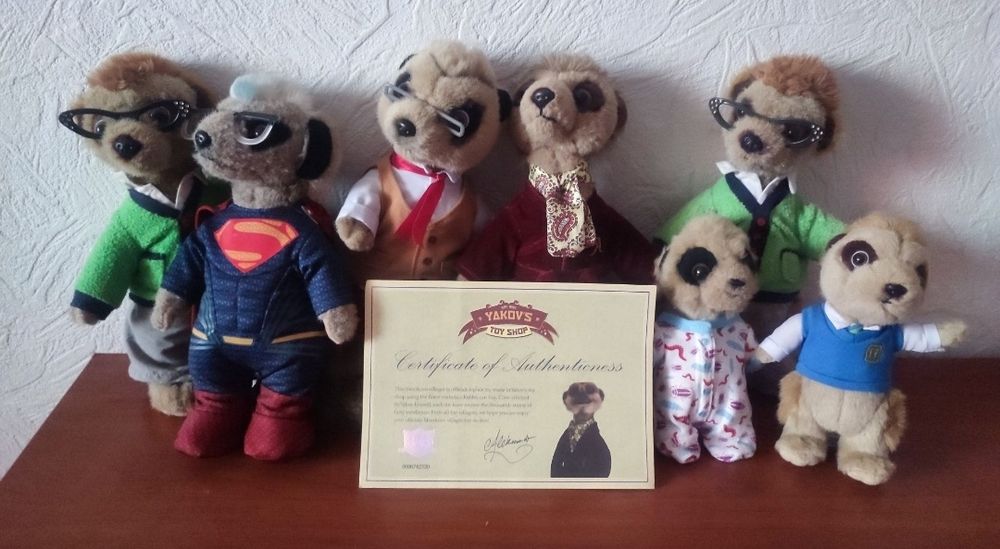 Сурікати Мірково, Meerkovo, колекція 7 шт