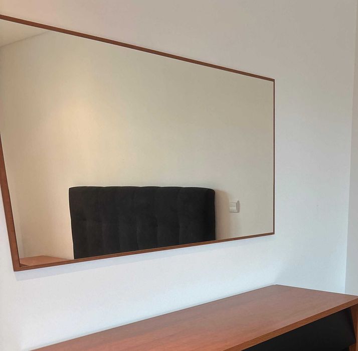 Conjunto Quarto Completo JOM Lagoa - COMO NOVO - Madeira e Preto