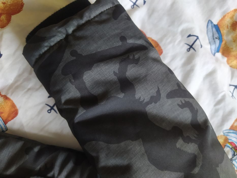 Kurtka szara w dinozaury FF 12/18 miesiecy