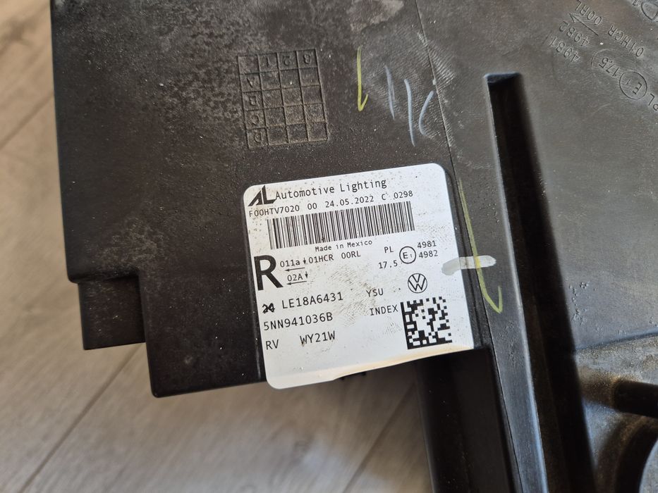 Фара Volkswagen Tiguan 2022-2024 Europe