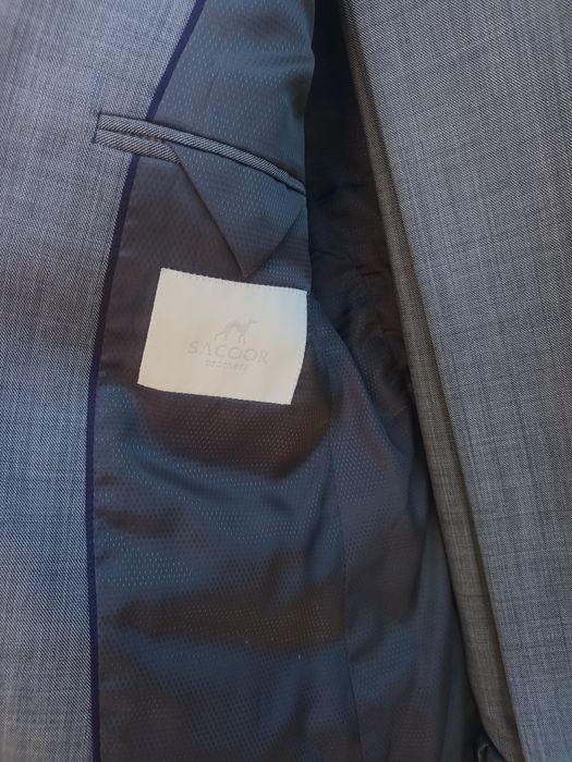 Fato Sacoor cinza 34