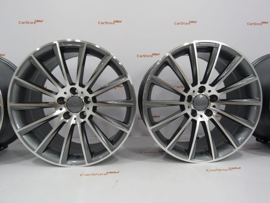Jantes Look Mercedes Turbine 19 8.5+9.5 et35 5x112 Antracite