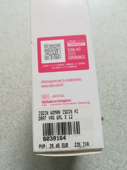 Gel de higiene íntima e ampolas hidratante vaginal