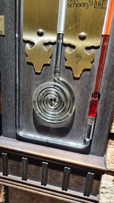 Duża ścienna stacja meteorologiczna – barometr, termometr – 120 cm – s