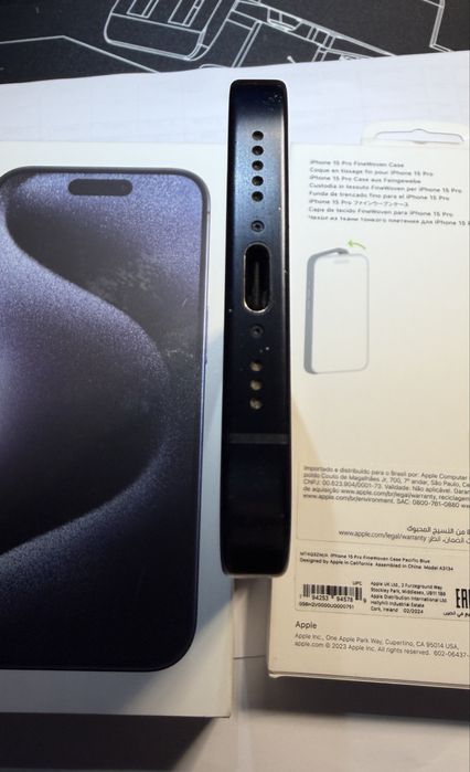 iPhone 15 pro 256gb Blue Titanium